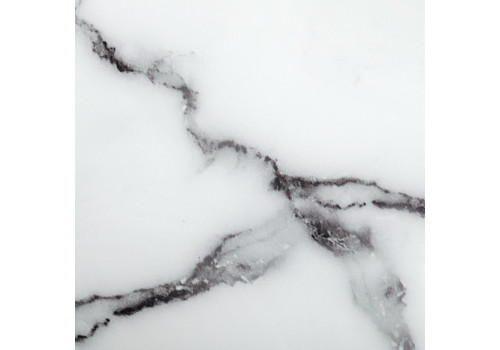 Стол Areal раскладной 140-180х80х75 белый мрамор с белыми ножками