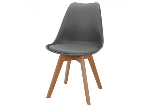 Комплект из 4-х стульев Eames Bon серый