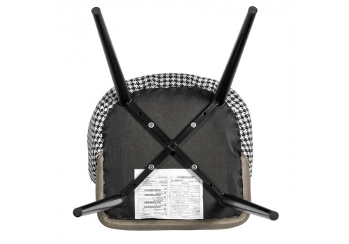 Стул Paola латте с жаккардом