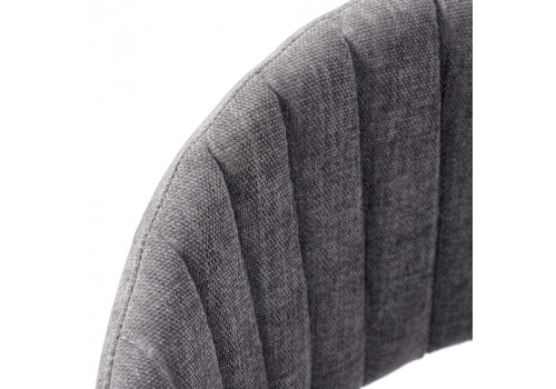 Стул Turin серый вельвет с чёрными ножками