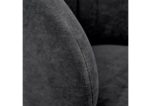 Стул Paola графит, бронза, на поворотном механизме