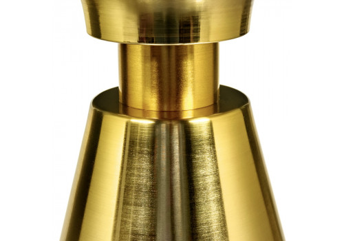 Кофейный столик Atlant диам.45см x 54см, золотой, металл, керамика