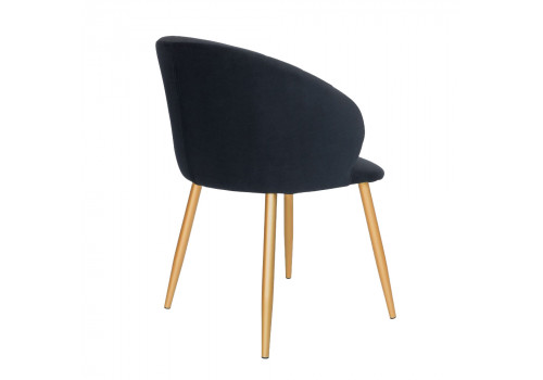 Стул Paola графит, бронза, на поворотном механизме