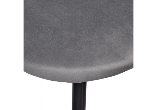 Стул полубарный Leo темно-серый