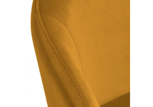 Стул-полукресло Emil медовый с золотыми ножками