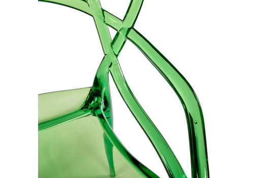 Стул Masters прозрачный зелёный