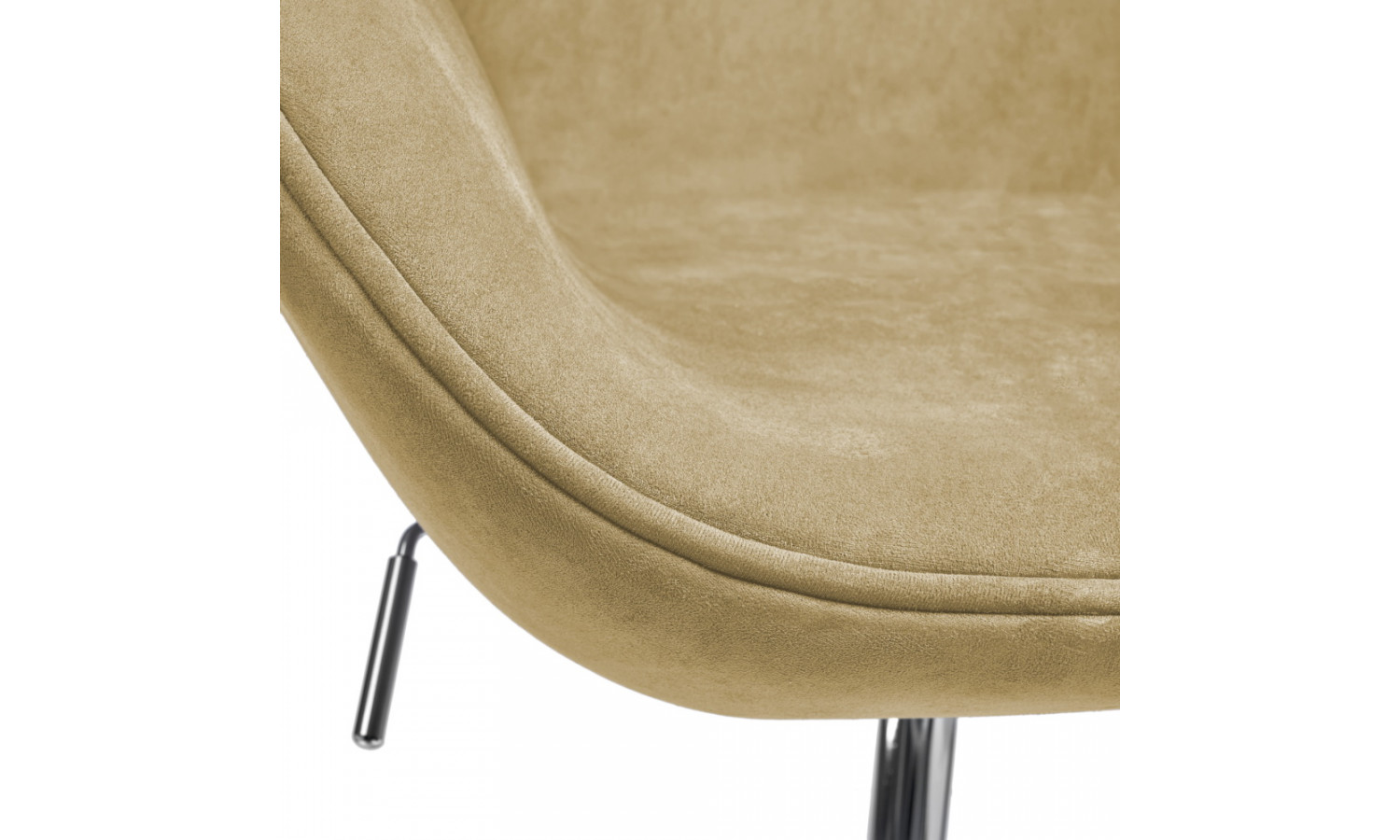 Кресло SWAN STYLE CHAIR карамельный, искусственная замша