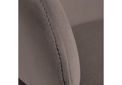 Стул-полукресло Emil латте с золотыми ножками