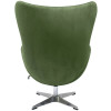 Кресло EGG STYLE CHAIR зеленый, искусственная замша