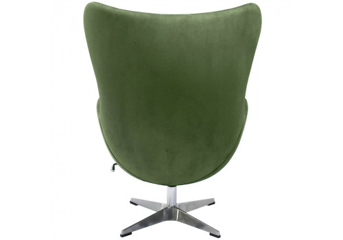 Кресло EGG STYLE CHAIR зеленый, искусственная замша