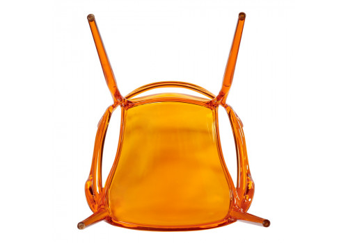 Стул Masters прозрачный оранжевый