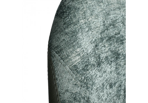 Стул Bruno зелёный шенилл с экокожей с поворотным механизмом