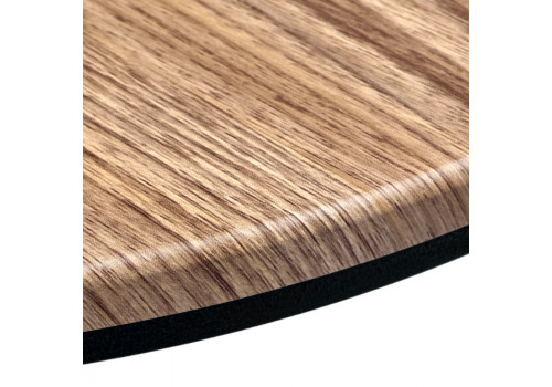 Набор кофейных столиков Tango орех и серый мрамор с чёрными ножками, 2шт