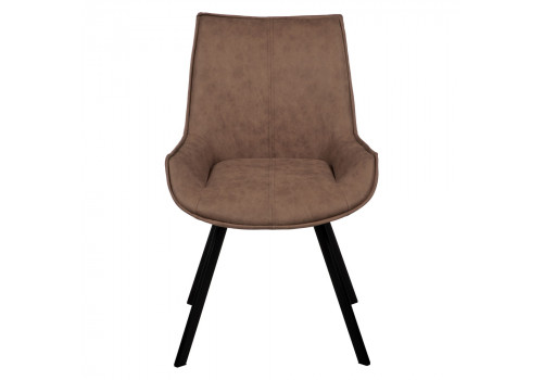 Стул Soft коричневый, искусственная замша