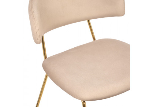 Стул Elle латте с золотыми ножками RF 0780