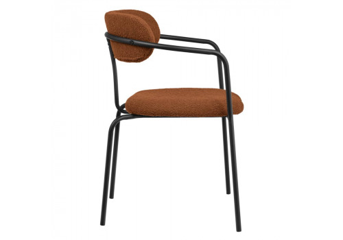 Стул Ant букле терракотовый