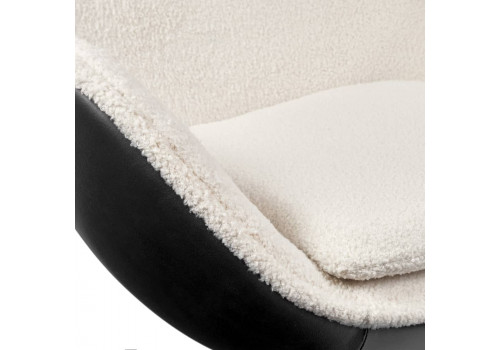 Кресло EGG STYLE CHAIR черный, экокожа