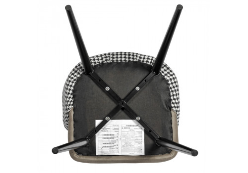 Стул Paola латте с жаккардом