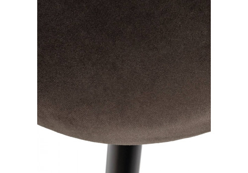 Стул полубарный Leo кофейный