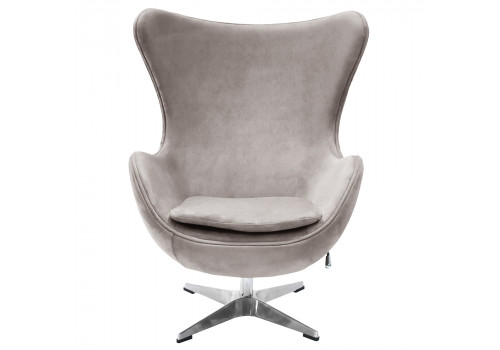 Кресло EGG STYLE CHAIR латте, искусственная замша