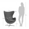 Кресло EGG STYLE CHAIR карамельный, искусственная замша – Bradex home