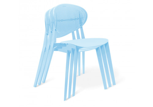 Стул Luna пастельно голубой