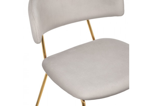 Стул Elle серый с золотыми ножками RF 0781