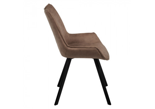 Стул Soft коричневый, искусственная замша