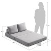 Диван Флекс двухместный раскладной серый – Bradex home