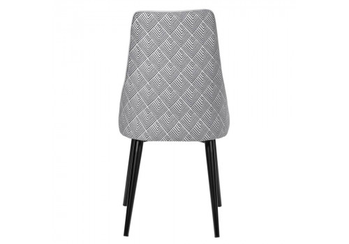 Стул Dave серый с жаккардом