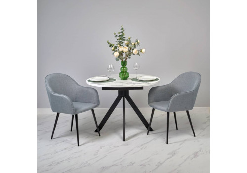 Стул Frida серо-синяя рогожка