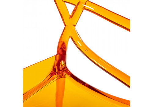 Стул Masters прозрачный оранжевый