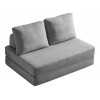 Диван Флекс двухместный раскладной серый – Bradex home
