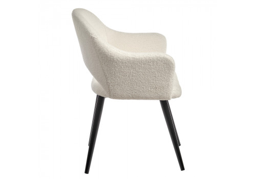 Стул Bruno белый, искусственный мех