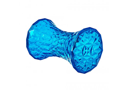 Стул-пуф Stone прозрачный синий