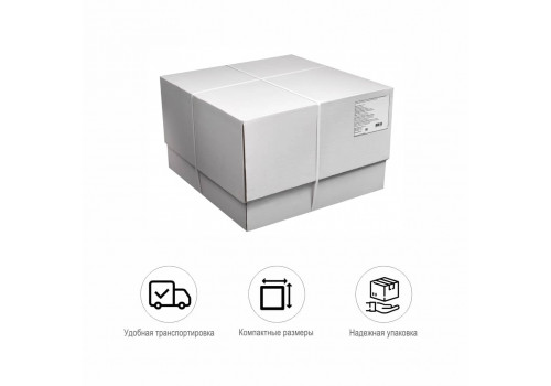 Набор кофейных столиков Tango белый мрамор с белыми ножками