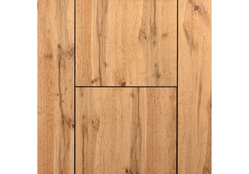 Стол Dublin раскладной 120-160х80х75 Дуб Вотан, чёрные ножки