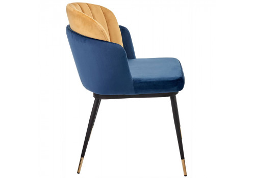 Стул Peki синий, горчичный