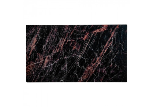 Стол Areal раскладной 140-180х80х75 чёрный мрамор с чёрными ножками