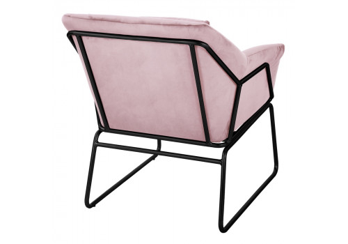 Комплект кресло ALEX и оттоманка ALEX пудровый