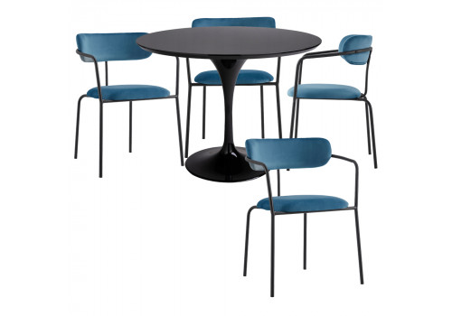 Стул Ant тёмно-бирюзовый