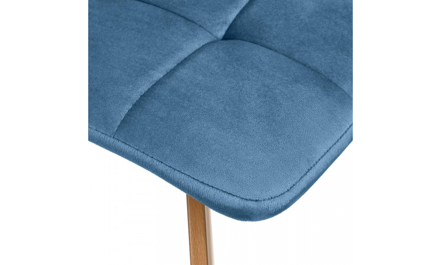 Стул Easy тёмно-бирюзовый с ножками под дерево