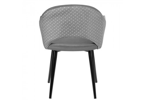 Стул Bruno серый с жаккардом
