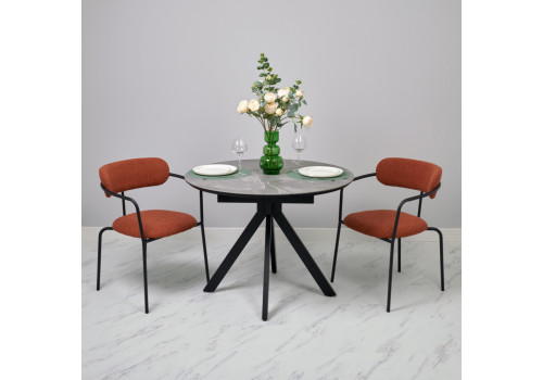 Стул Ant букле терракотовый