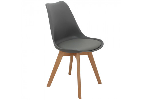 Комплект из 4-х стульев Eames Bon серый