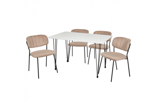 Стол Solution 120x80х75,5см, белый