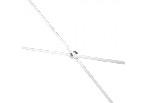 Стол письменный с полками Frame 100x45x110 см, светлое дерево, белый