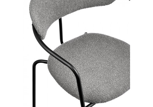 Стул Ant букле серый