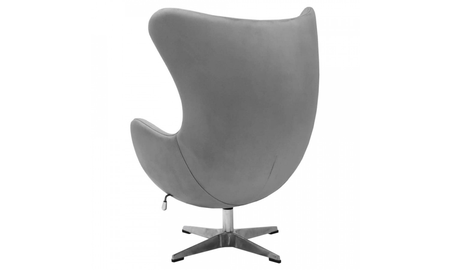 Кресло EGG STYLE CHAIR серый, искусственная замша