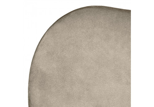 Стул Seven Style латте велюр с чёрными ножками